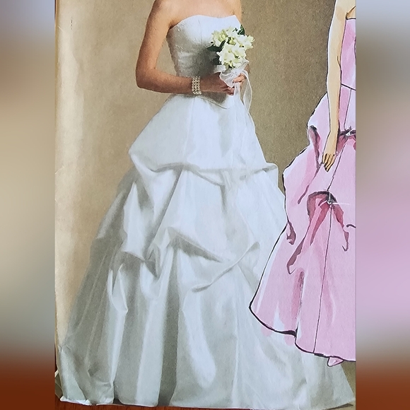 McCall's gown "Bridal Elegance" sewing pattern #M5321, sz: 6-12, NEW! - Picture 4 of 13